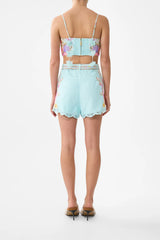 Camilla Bazaar Blooms Tuck Front Short