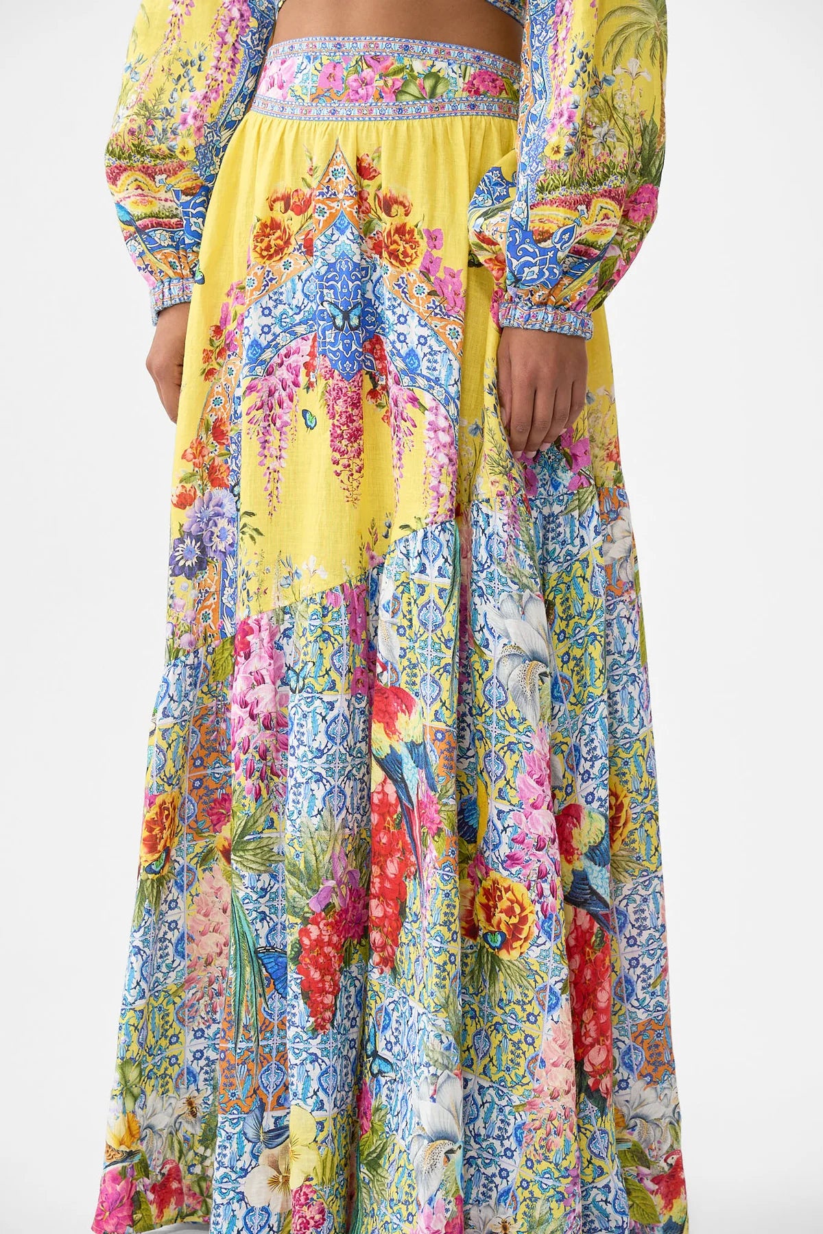 Camilla Sultanahmet Summer Skirt with Shaped Hem