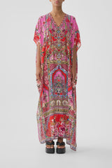 Camilla Heirloom Empire  Slim Fit Kaftan with Split