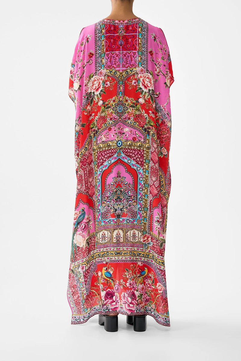 Camilla Heirloom Empire  Slim Fit Kaftan with Split