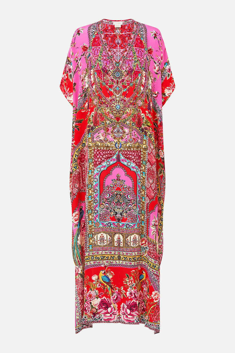 Camilla Heirloom Empire  Slim Fit Kaftan with Split