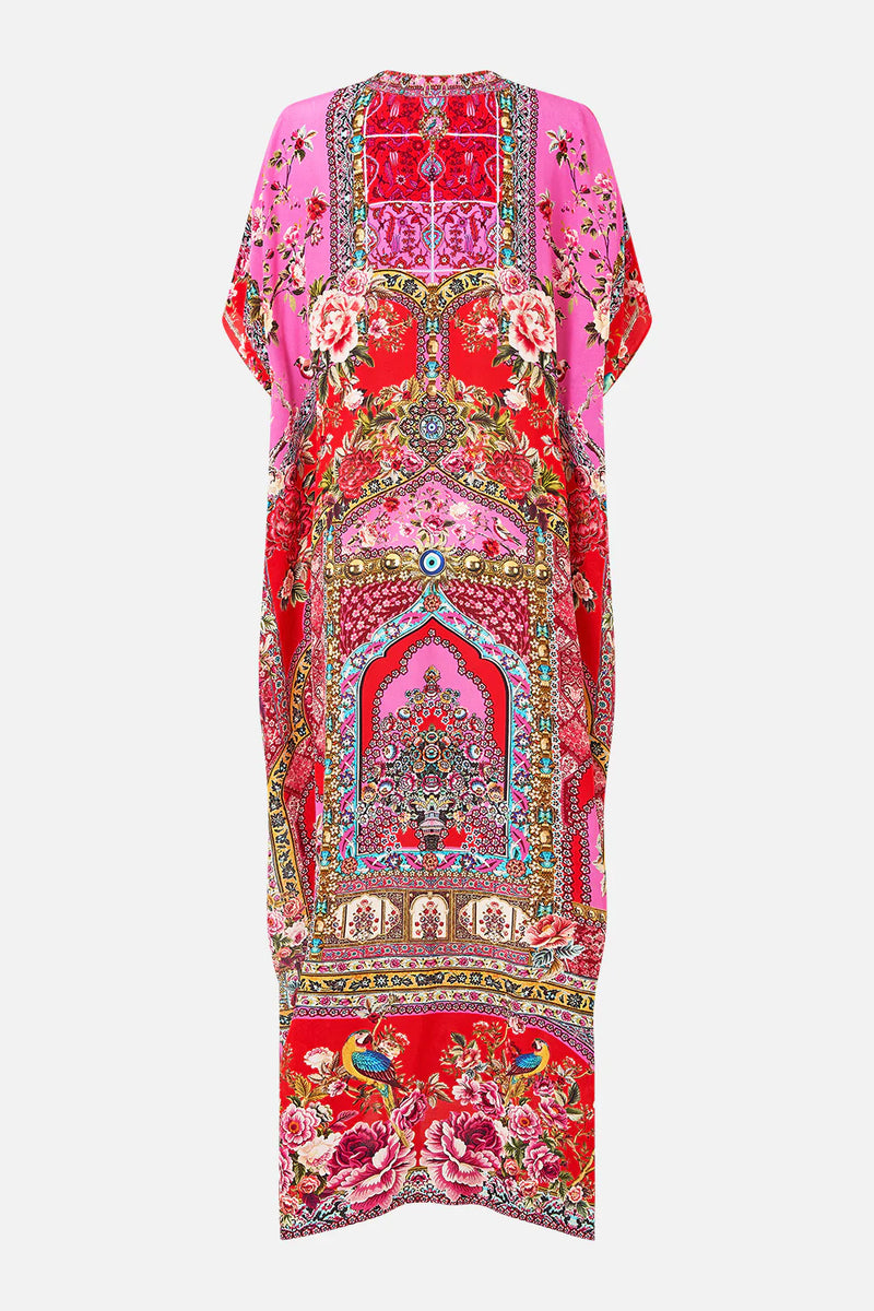 Camilla Heirloom Empire  Slim Fit Kaftan with Split