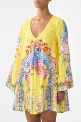 Camilla Sultanahmet Summer Pocket Dress with Low Back & Wide Sleeves