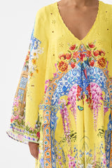 Camilla Sultanahmet Summer Pocket Dress with Low Back & Wide Sleeves