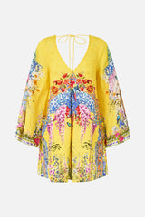 Camilla Sultanahmet Summer Pocket Dress with Low Back & Wide Sleeves