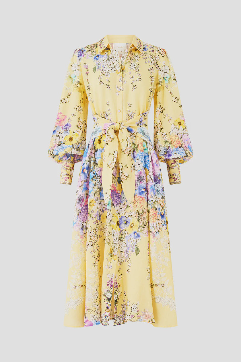 Camilla Darling Buds Waist Tie Shirt Dress