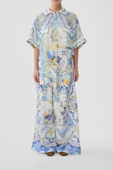 Camilla My Homespun Wide Leg Trouser with Front Pockets