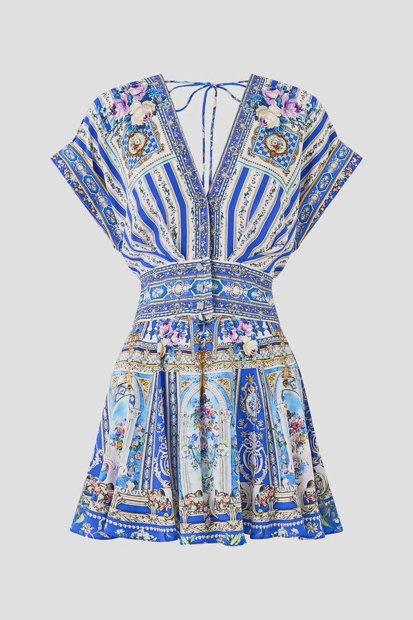 Camilla Ottoman Opulence Button Waist Playsuit