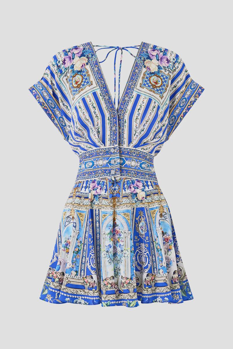 Camilla Ottoman Opulence Button Waist Playsuit