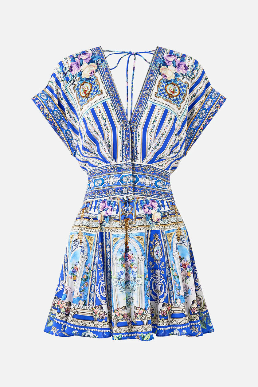 Camilla Ottoman Opulence Button Waist Playsuit