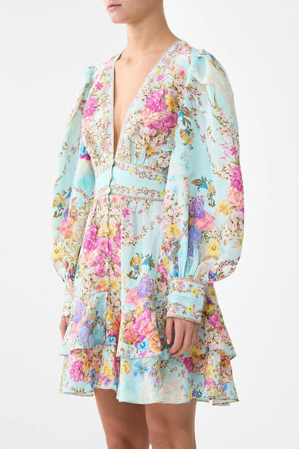 Camilla Bazaar Bloom Button Front Frill Dress