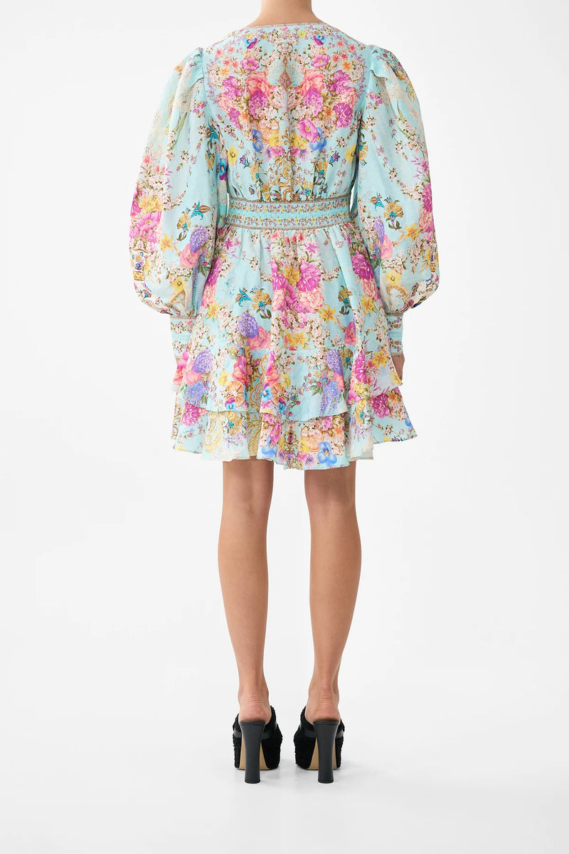 Camilla Bazaar Bloom Button Front Frill Dress