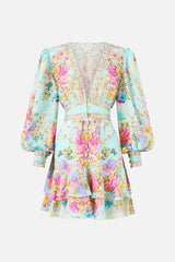Camilla Bazaar Bloom Button Front Frill Dress