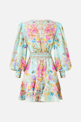 Camilla Bazaar Bloom Button Front Frill Dress