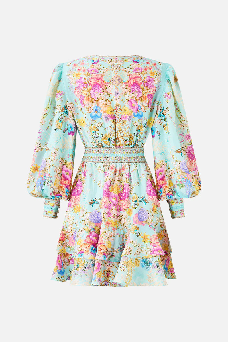 Camilla Bazaar Bloom Button Front Frill Dress