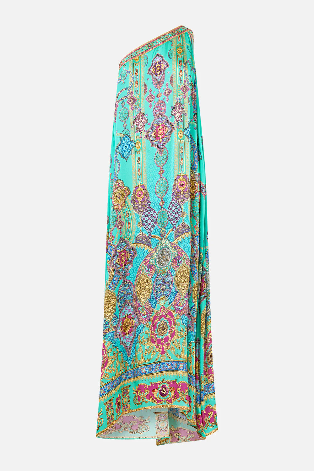 Camilla The Concubines Corridor One Shoulder Kaftan with Neckband