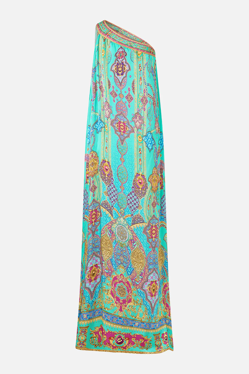 Camilla The Concubines Corridor One Shoulder Kaftan with Neckband