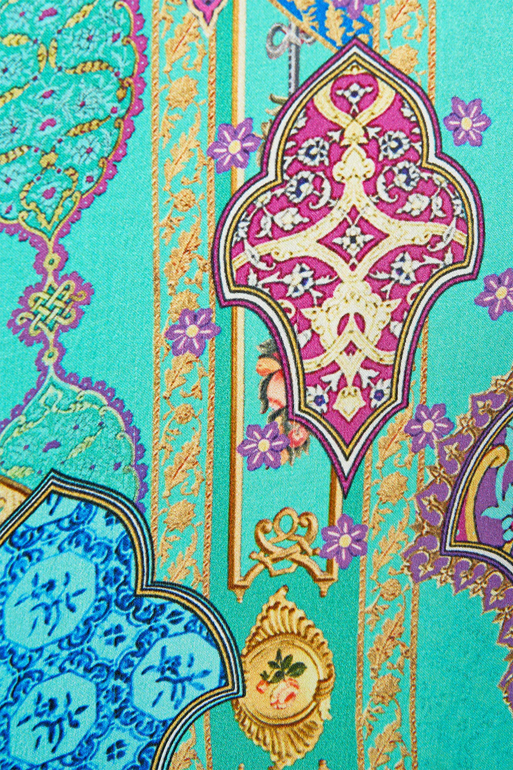 Camilla The Concubines Corridor One Shoulder Kaftan with Neckband