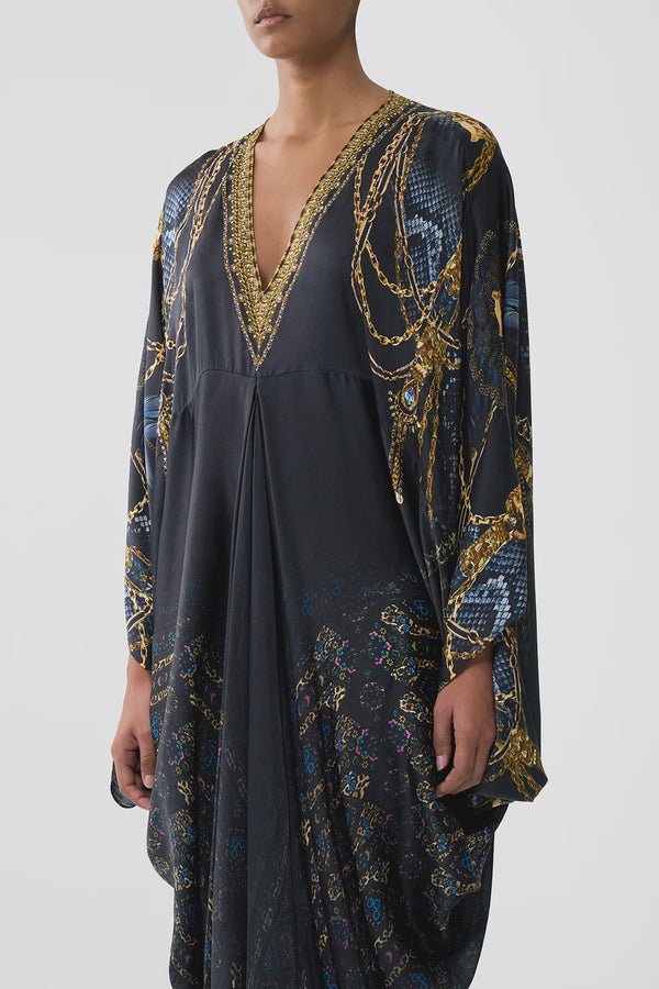 Camilla Song of the Solstice T Shape Long Kaftan