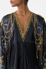 Camilla Song of the Solstice T Shape Long Kaftan
