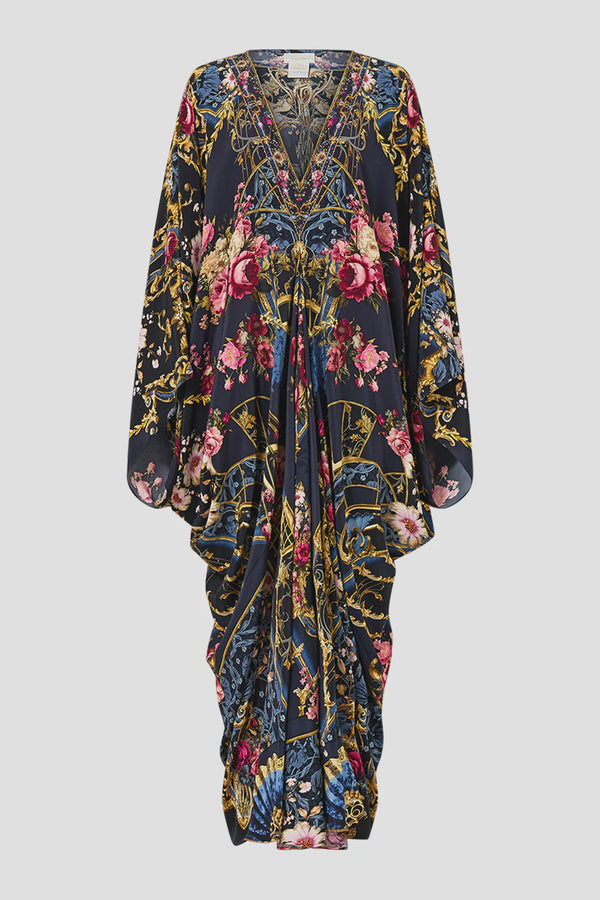 Camilla Ornate on a Plate T Shape Long Kaftan