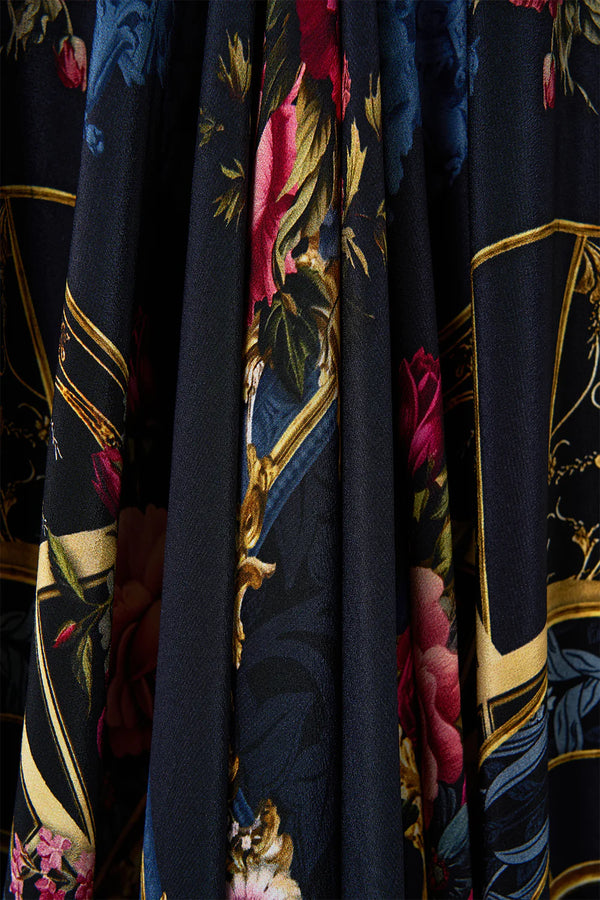 Camilla Ornate on a Plate T Shape Long Kaftan