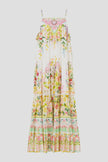 Camilla The Call of Catalonia Long Tiered Dress With Bow Ties