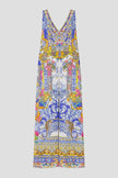Camilla España Nirvana V Neck Flared Jumpsuit