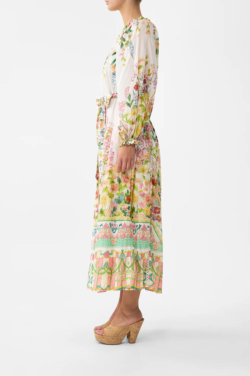 Camilla The Call of Catalonia One Shoulder Dress With Blouson Sleeve
