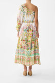 Camilla The Call of Catalonia One Shoulder Dress With Blouson Sleeve