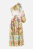 Camilla The Call of Catalonia One Shoulder Dress With Blouson Sleeve