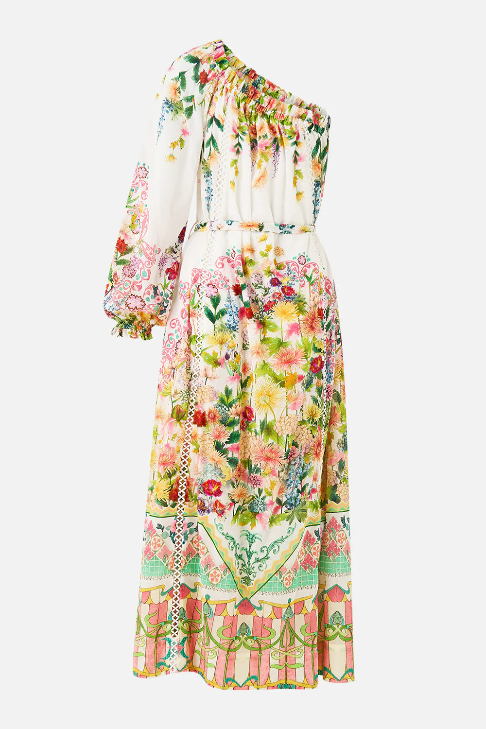 Camilla The Call of Catalonia One Shoulder Dress With Blouson Sleeve