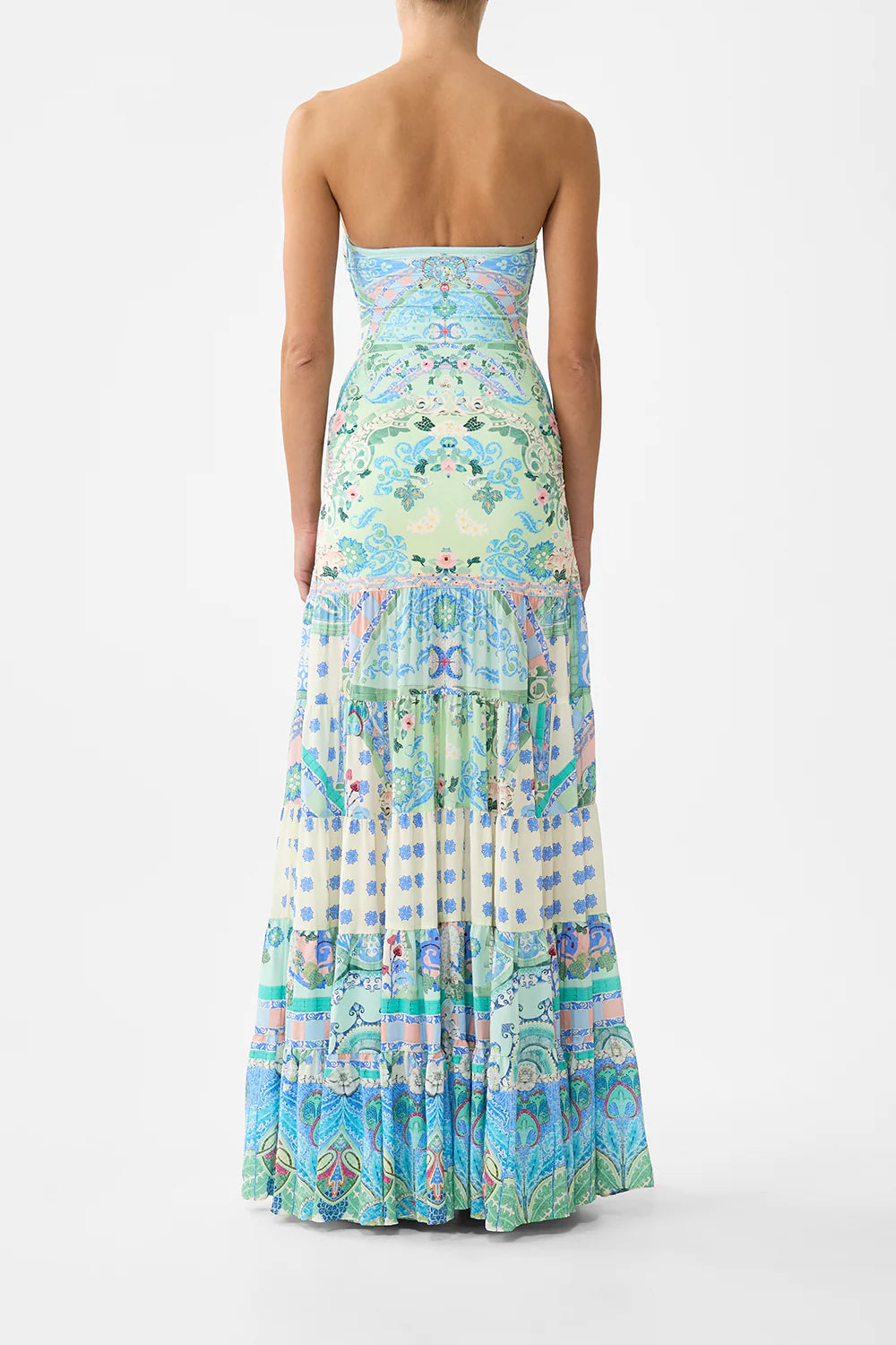 Camilla Midsummer Mosaics Jersey Spliced Tiered Skirt