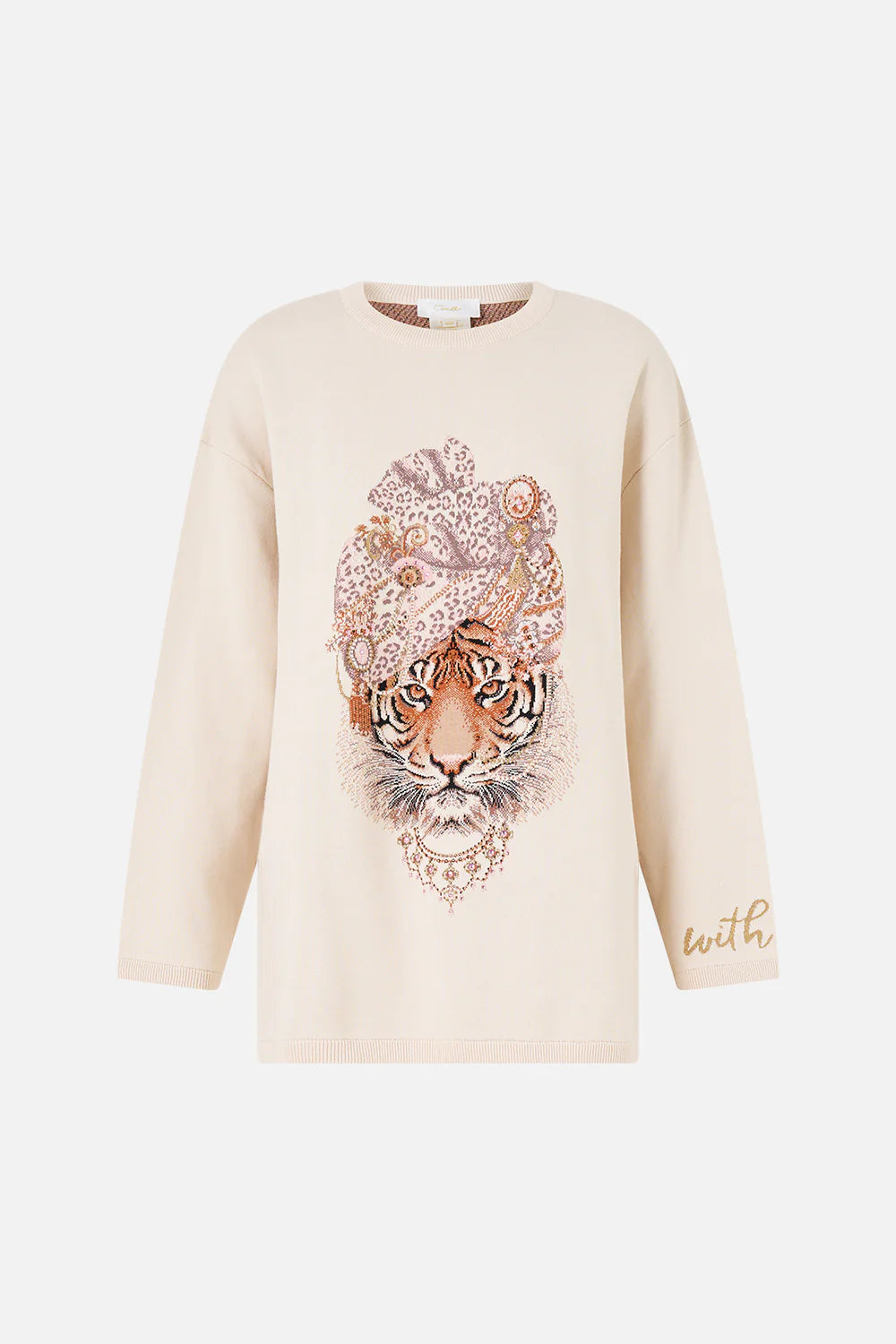 Camilla Aranjuez Animalia Boxy Crew Neck Sweater