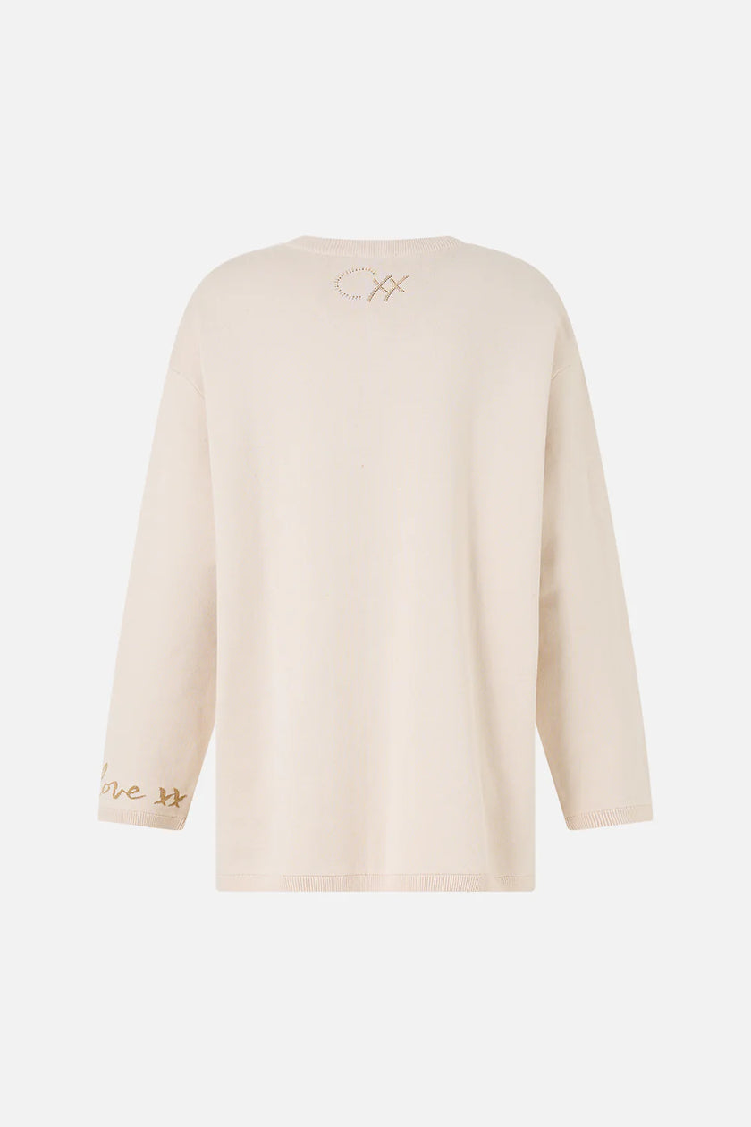 Camilla Aranjuez Animalia Boxy Crew Neck Sweater