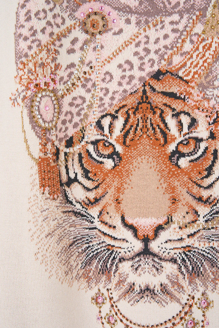 Camilla Aranjuez Animalia Boxy Crew Neck Sweater
