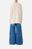 Camilla Aranjuez Animalia Boxy Crew Neck Sweater