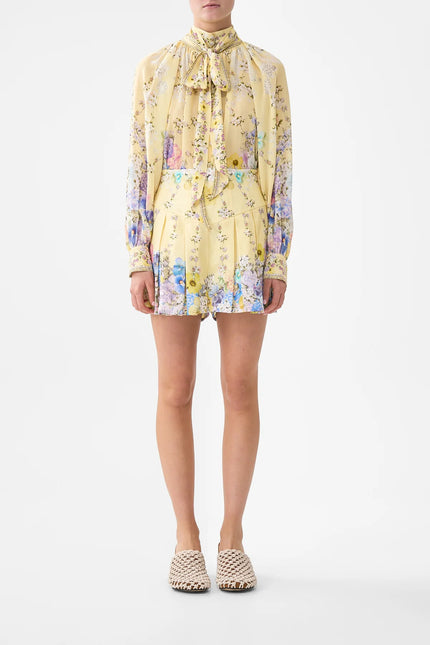 Camilla Darling Buds Detachable Pussy Bow Raglan Blouse