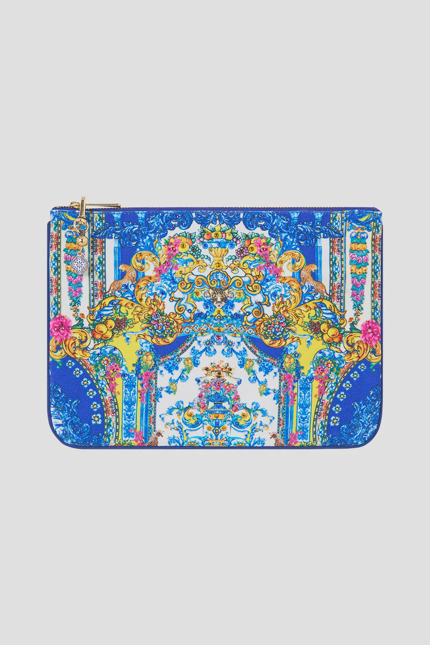 Camilla España Nirvana Small Canvas Clutch