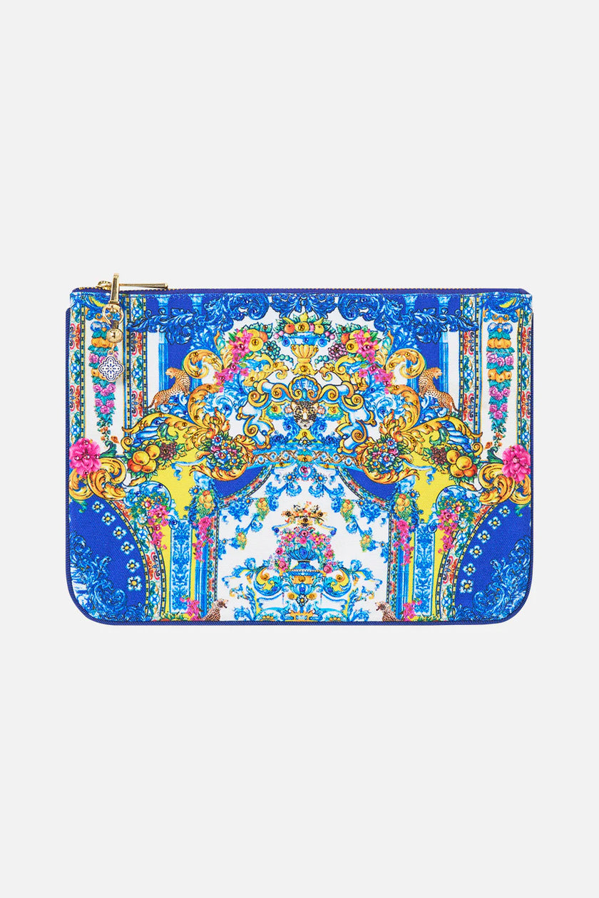 Camilla España Nirvana Small Canvas Clutch