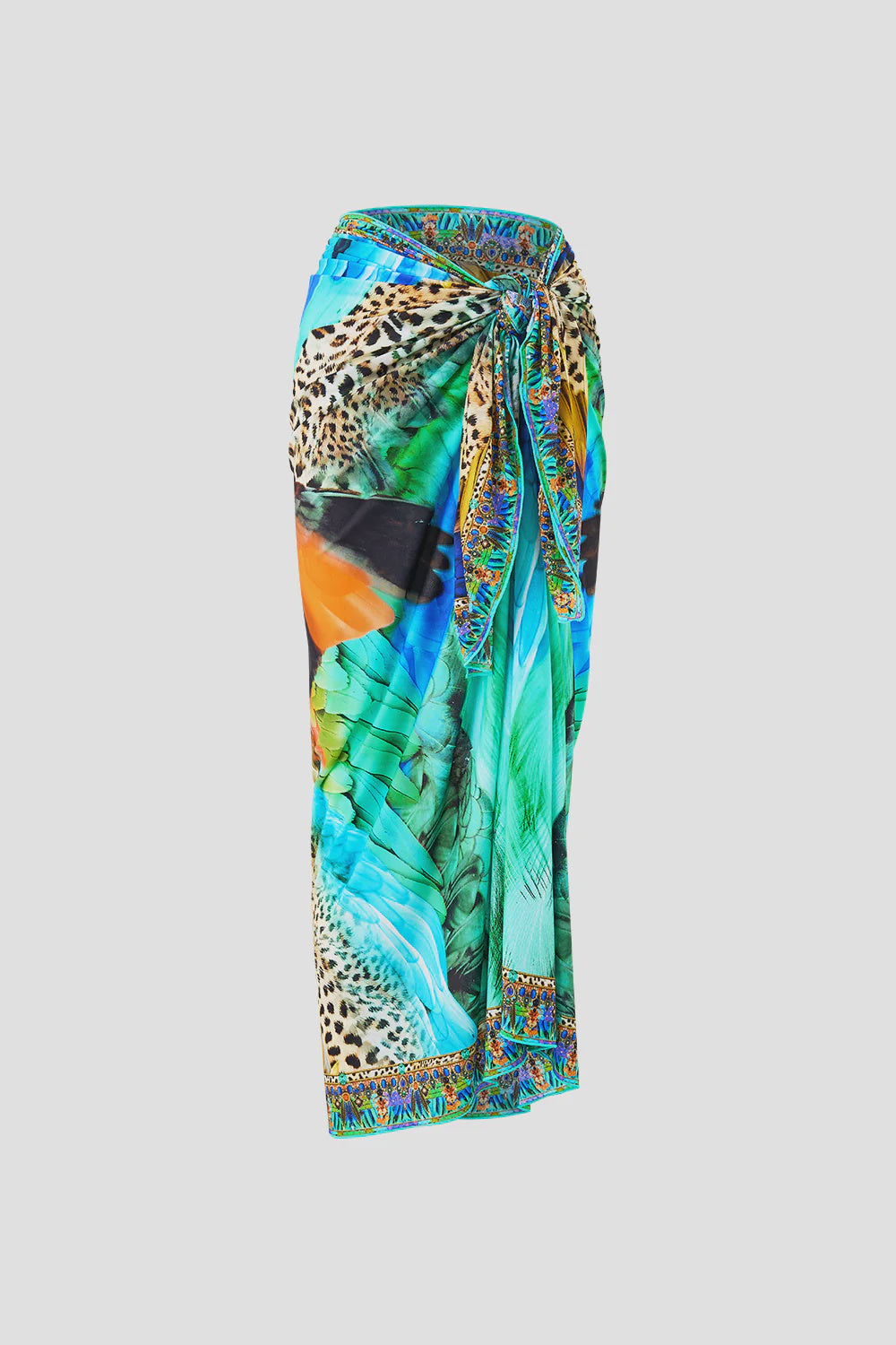 Camilla Jungle Flight Multi Wear Long Sarong