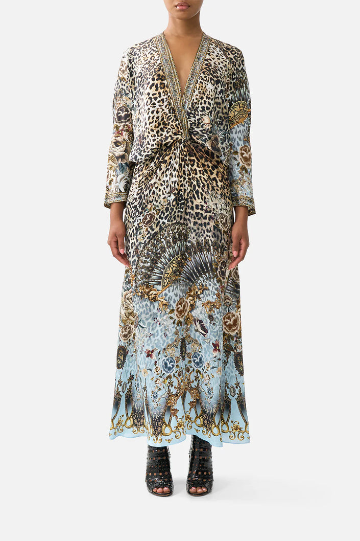 Camilla Fiesta Siesta Repeat Twist Front Batwing Dress