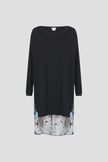 Camilla Fiesta Seiesta Repeat Knit Jumper with Pleated Silk Back