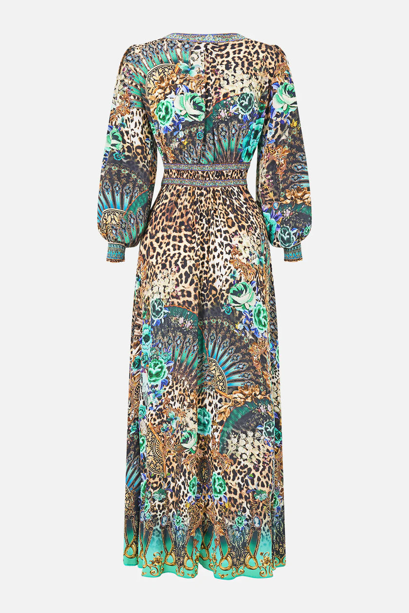 Camilla Flamenco Euphoria Button Dress with Shaped Waistband