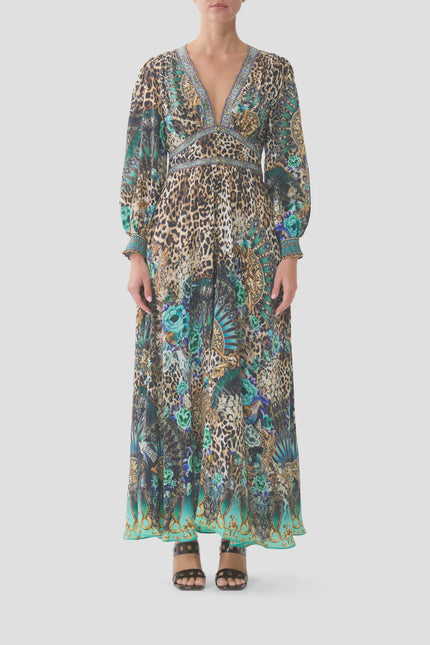 Camilla Flamenco Euphoria Button Dress with Shaped Waistband
