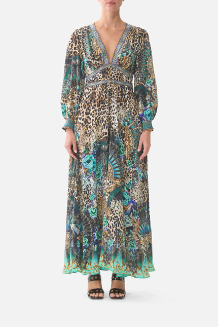 Camilla Flamenco Euphoria Button Dress with Shaped Waistband