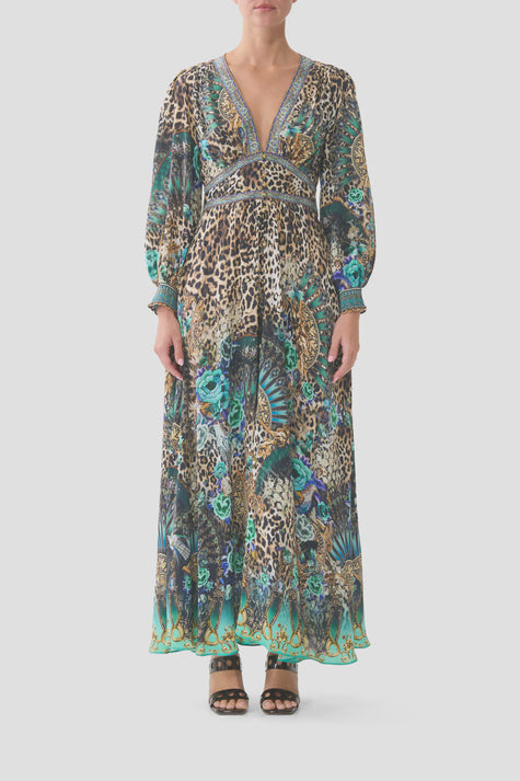 Camilla Flamenco Euphoria Button Dress with Shaped Waistband