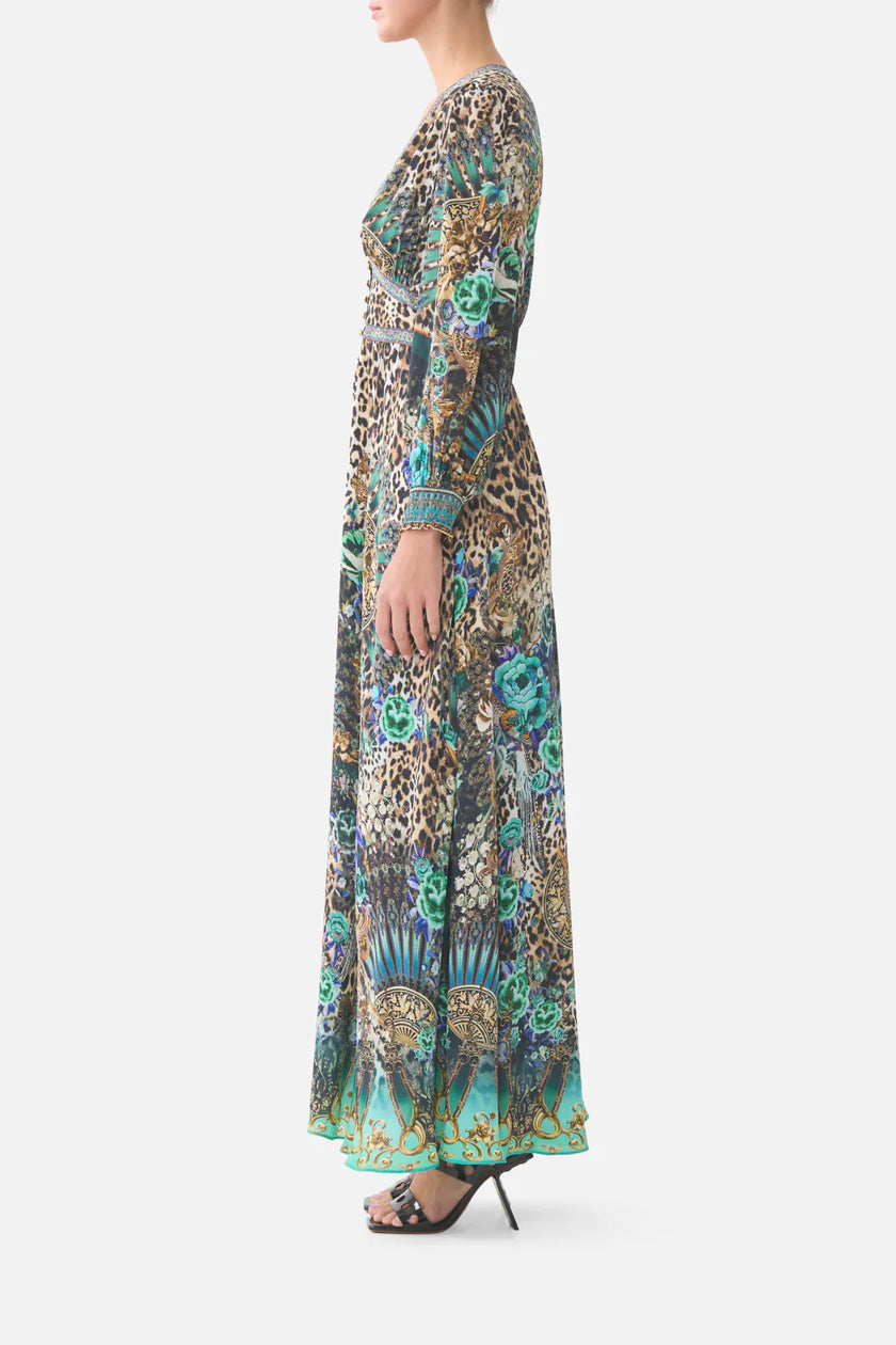 Camilla Flamenco Euphoria Button Dress with Shaped Waistband