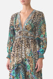 Camilla Flamenco Euphoria Button Dress with Shaped Waistband