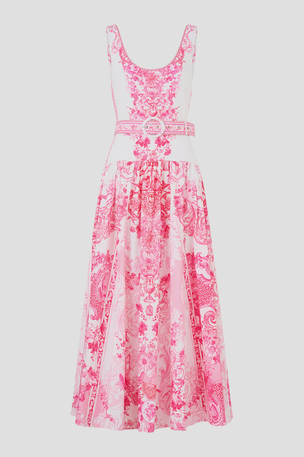 Camilla Livin La Visa Rosa Jersey Tank Dress with Contrast Skirt
